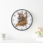 Rugby! Große Wanduhr (Zuhause)