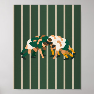 Rugby-Heimposter-Jungen-Zimmer Poster