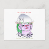 Rugby-Held, tony fernandes Postkarte (Vorderseite)