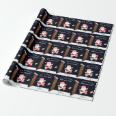 Rugby Holiday-Geschenk Geschenkpapier (Ungerollt)