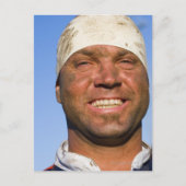 Rugby hooligan postkarte (Vorderseite)