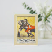 Rugby in Twickenham mit der Straßenbahn ab Hammers Postkarte (Stehend Vorderseite)