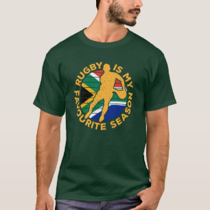 Rugby ist meine Lieblingssaison Sport South Africa T-Shirt