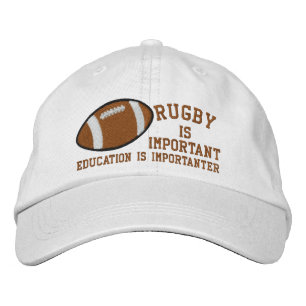 Rugby ist wichtig Bildung ist wichtig Bestickte Kappe