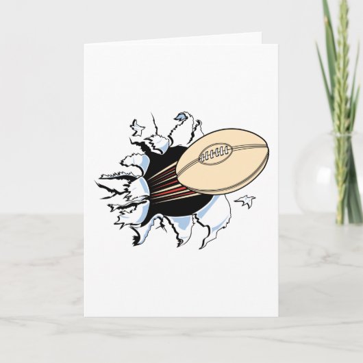 Rugby Karte (Vorderseite)