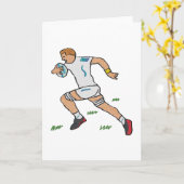 Rugby Karte (Gelbe Blume)