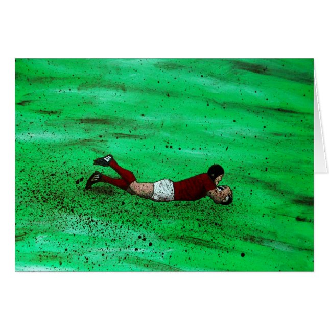 Rugby-Karte (Vorderseite (Horizontal))