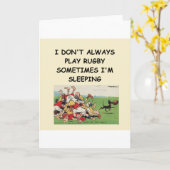 Rugby Karte (Gelbe Blume)