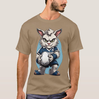 Rugby-Katzen-Freund T-Shirt