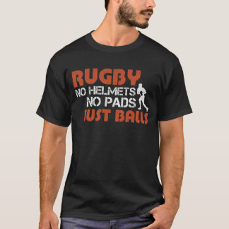 Rugby keine Sturzhelme keine Auflagen GERADE T-Shirt