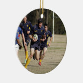 Rugby Keramik Ornament (Rechts)