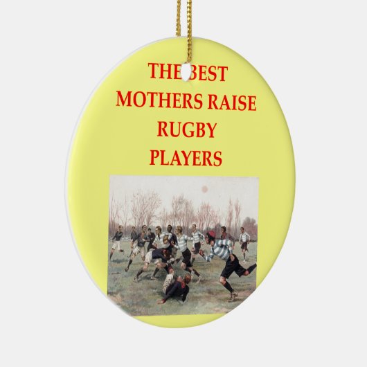 RUGBY KERAMIKORNAMENT (Rechts)