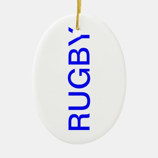 RUGBY KERAMIKORNAMENT (Vorne)