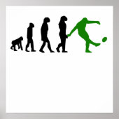 Rugby Kick Evolution (grün) Poster (Vorne)