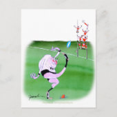 Rugby-Kick, tony fernandes Postkarte (Vorderseite)