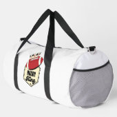 Rugby King | Crowned Abzeichen Design for Rugby Duffle Bag (Rechte Ecke)