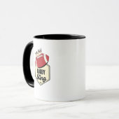 Rugby King | Crowned Abzeichen Design for Rugby Tasse (Vorderseite Links)