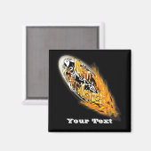 Rugby-Kiwis-Fans "Neuseeland" Magnet (Vorderseite/Rückseite)