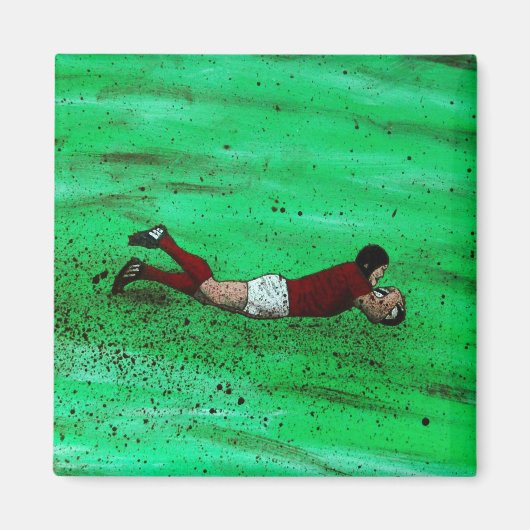 Rugby Kühlschrankmagnet (Vorne)