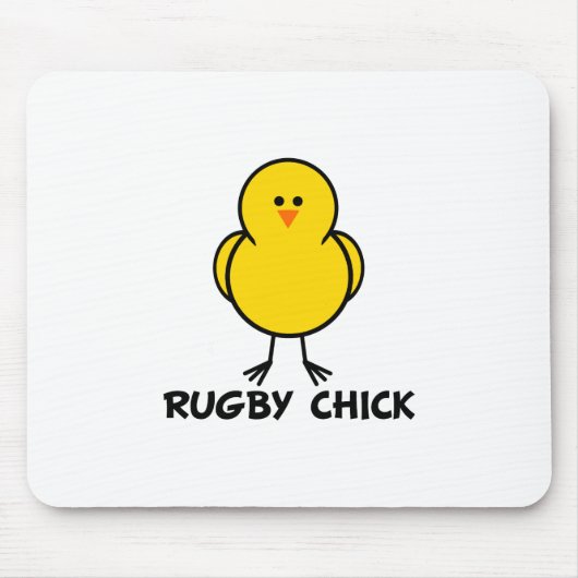 Rugby-Küken Mousepad (Vorne)