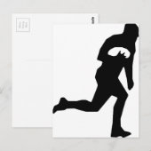 Rugby League Player Postkarte (Vorne/Hinten)