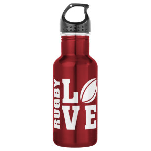 Rugby Liebe Edelstahlflasche