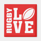 Rugby Liebe Magnet (Vorne)