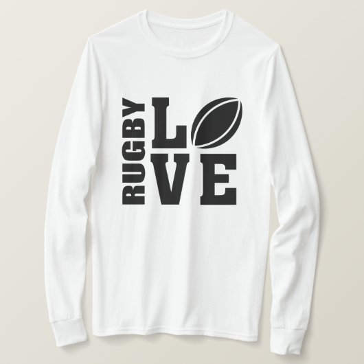 Rugby Liebe T-Shirt (Design vorne)