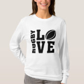 Rugby Liebe T-Shirt (Vorderseite)