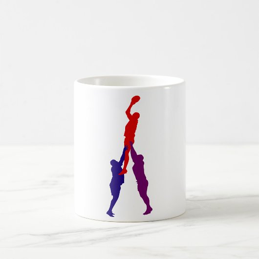 Rugby Lineout Players Sport Tasse