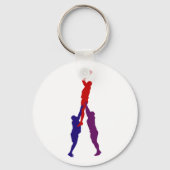 Rugby Lineout Schlüsselanhänger (Vorderseite)