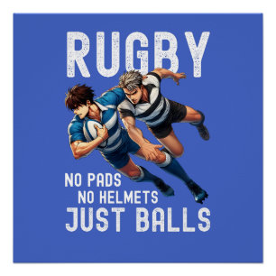 Rugby Lovers   Spaß Geschenke für ihn   Rugby Vate Poster