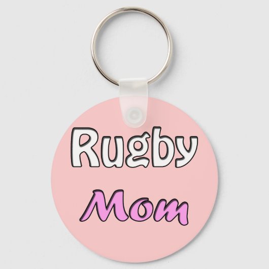 Rugby Mama Schlüsselanhänger (Vorderseite)