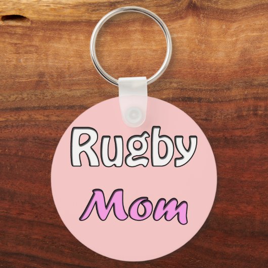 Rugby Mama Schlüsselanhänger (Vorderseite)