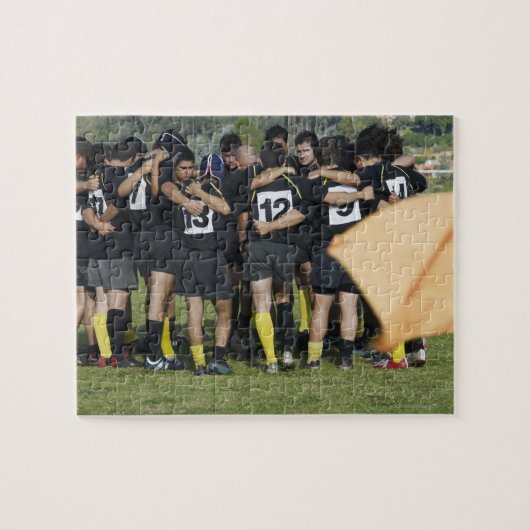 Rugby-Mannschaft stehend Puzzle (Horizontal)
