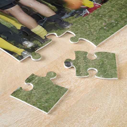 Rugby-Mannschaft stehend Puzzle (Seite)