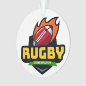 RUGBY Medal Ornament (Vorderseite)