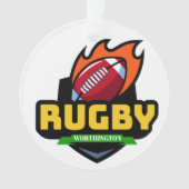 RUGBY Medal Ornament (Vorderseite)