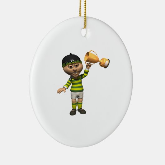 Rugby-Meister Keramikornament (Rechts)