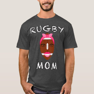 Rugby Mom lustiges Design für Liebhaber Rugby und T-Shirt