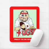 RUGBY MOUSEMAT MOUSEPAD (Mit Mouse)