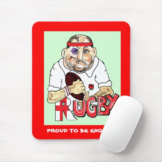 RUGBY MOUSEMAT MOUSEPAD (Mit Mouse)
