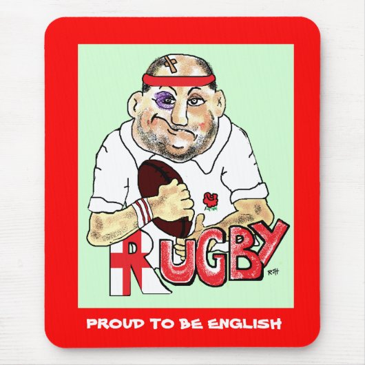 RUGBY MOUSEMAT MOUSEPAD (Vorne)