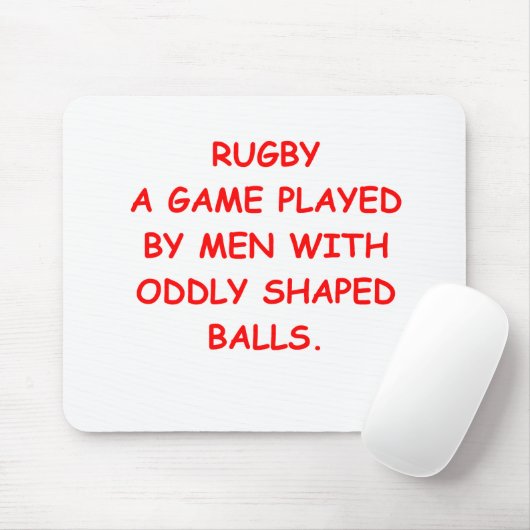Rugby Mousepad (Mit Mouse)