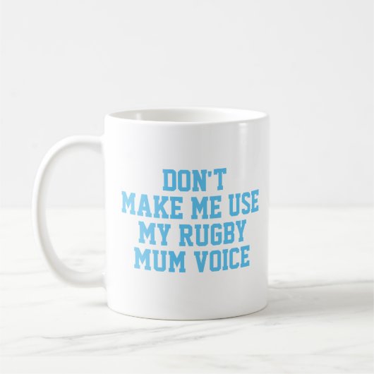Rugby mum Gift Tasse | Funny Quote Slogan Coach (Links)