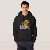 Rugby My Burning Liebe Hoodie (Vorne ganz)