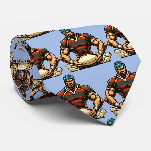 Rugby Neck Tie Krawatte (Gerollt)