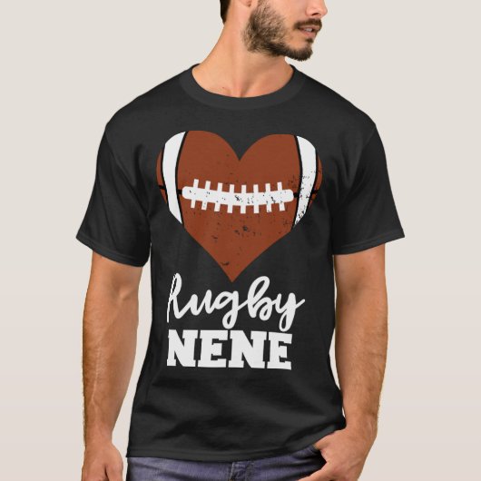 Rugby Nene Heart Rugby Player Nene T-Shirt (Vorderseite)