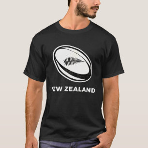 Rugby Neuseeland NZ Rugby Ball T-Shirt
