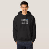 Rugby No Pads No Helmets Just Balls Scotland Rugby Hoodie (Vorne ganz)